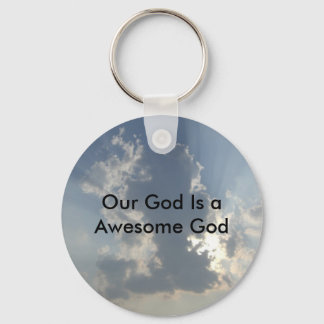 Llavero Nuestro Dios es un Dios alucinante - Keychain