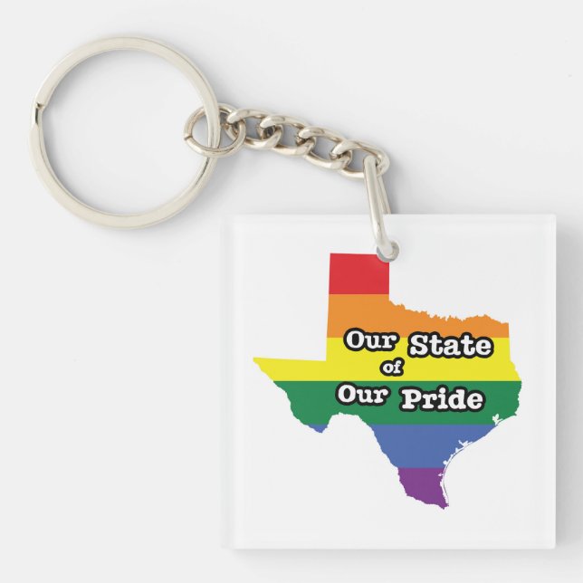 Llavero Nuestro estado de orgullo| Texas (Frente)
