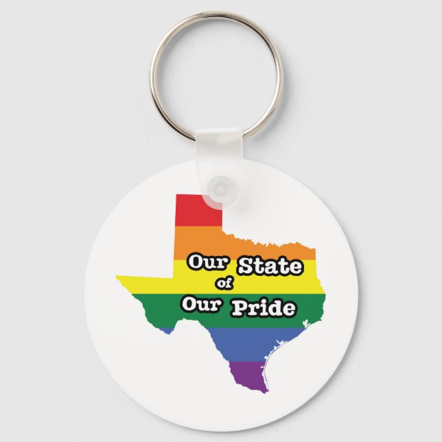 Llavero Nuestro estado de orgullo | Texas (Anverso)
