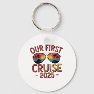 Llavero Nuestro primer viaje en crucero 2025 coincidiendo