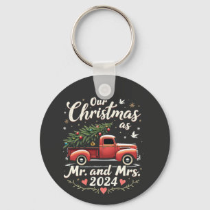 Llavero Nuestros Navidades como Sr. y Sra. 2024 Parejas co