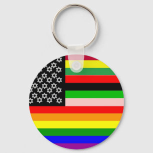 Llavero Nueva bandera estadounidense