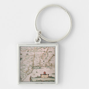 Llavero Nueva Bélgica, placa del "atlas Contractus" c.167