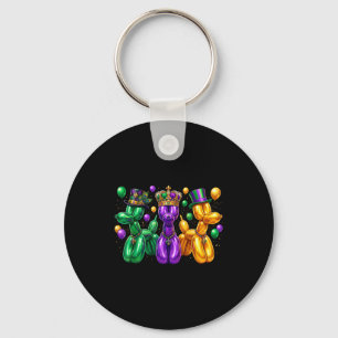 Llavero Nueva camiseta Perlas de Mardi Gras Perros Louisia
