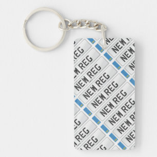 Llavero Nueva clave Reg personalizada