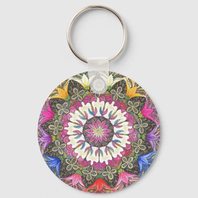 Llavero Nueva Diosa, Mandala Keychain (Anverso)