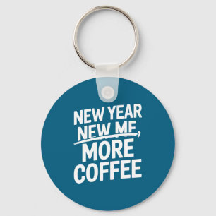 Llavero Nueva divertida frase de adicto a la cafeína