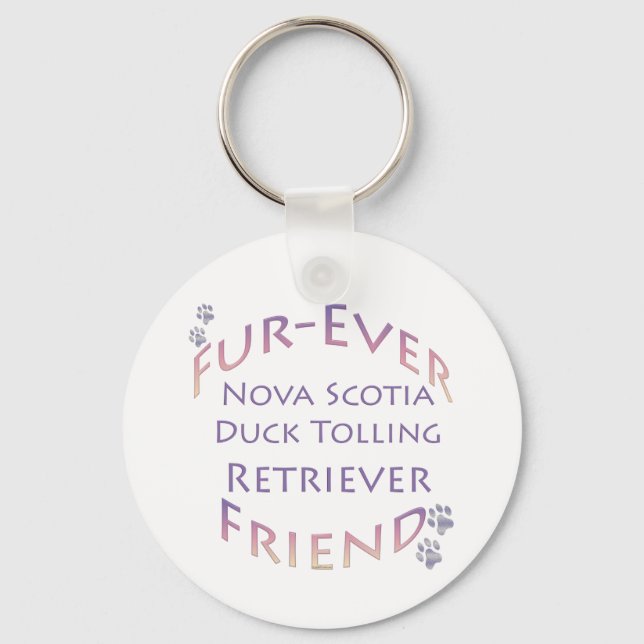 Llavero Nueva Escocia Duck Toler Furever (Anverso)