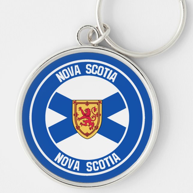 Llavero Nueva Escocia Round Emblem (Frente)