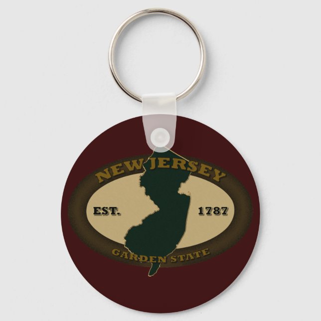 Llavero Nueva Jersey Este. 1787 (Anverso)