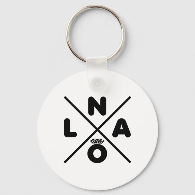 Llavero Nueva Orleans Boda Nola Bachelorette Party Groom (Anverso)