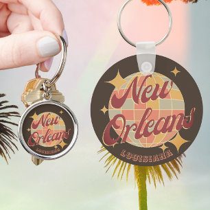 Llavero Nueva Orleans City Louisiana Retro Vintage