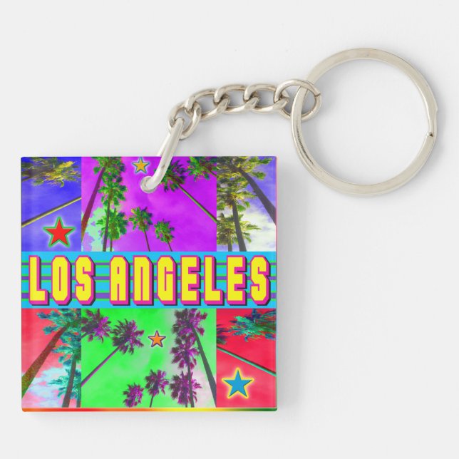 Llavero Nueva vida: cadenas de claves "Los Ángeles" (Atrás)