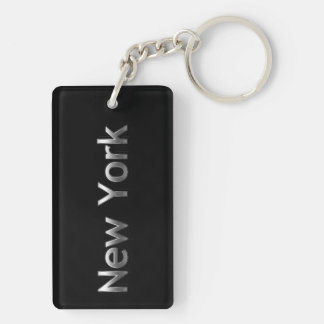 Llavero Nueva York Industrial - Sobre Negro