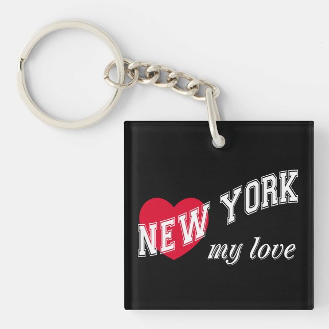 Llavero Nueva York mi amor (Frente)