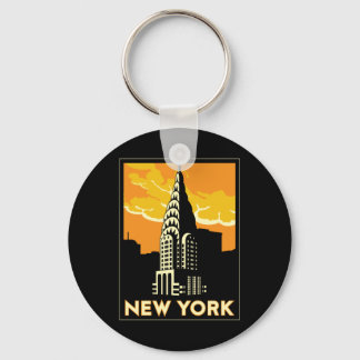 Llavero nueva york viajes retro de estados unidos