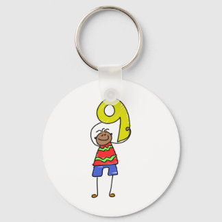 Llavero Nueve niños