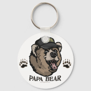 Llavero Nuevo engranaje del día de padre del oso de la