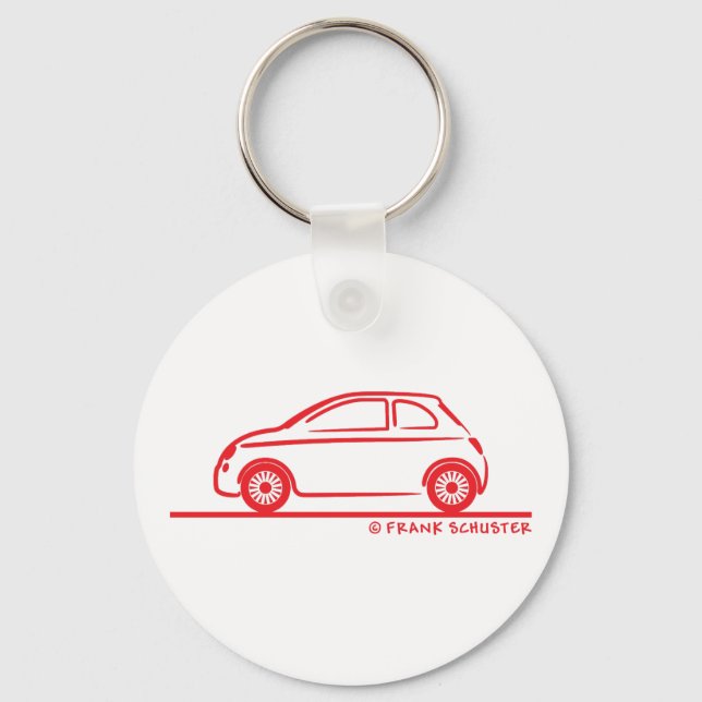 Llavero Nuevo Fiat 500 Cinquecento (Anverso)