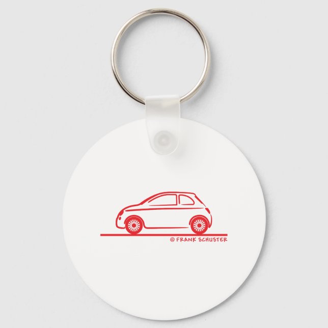 Llavero Nuevo Fiat 500 Cinquecento (Anverso)