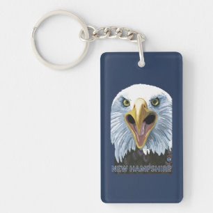Llavero Nuevo Hampshire Eagle cerca