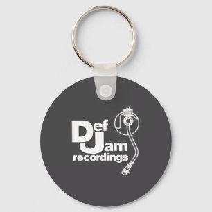 Llavero Nuevo Logo de Grabaciones Def Jam Clic Rap Hip Hop