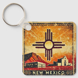 Llavero Nuevo México angustiado