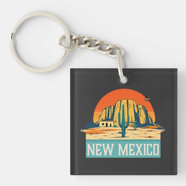 Llavero Nuevo México Estados Unidos de América (Frente)