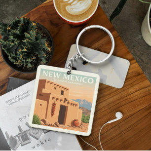 Llavero Nuevo México vintage