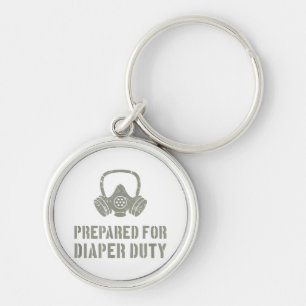 Llavero Nuevo Padre Preparado Para Diaper Duty Funny