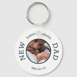 Llavero Nuevo Papá Primer Papá Foto Personalizada