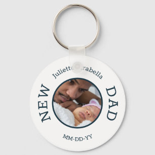 Llavero Nuevo Papá Primer Papá Foto Personalizada