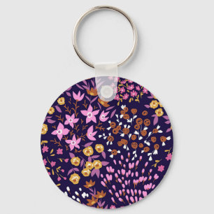 Llavero Nuevo regalo de casa floral de moda sin sello