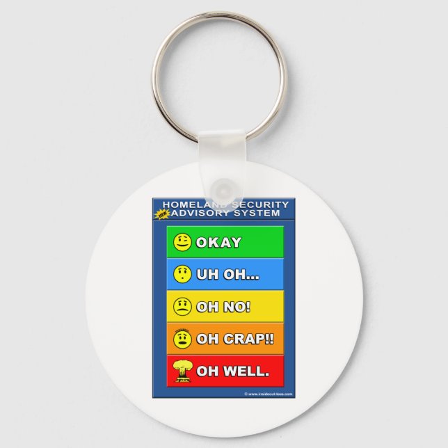 Llavero Nuevo sistema de asesoría de seguridad nacional -  (Anverso)