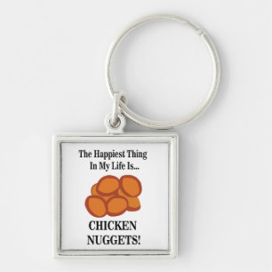 Llavero Nugget de pollo Comida rápida Graciosa Pollo Nugge