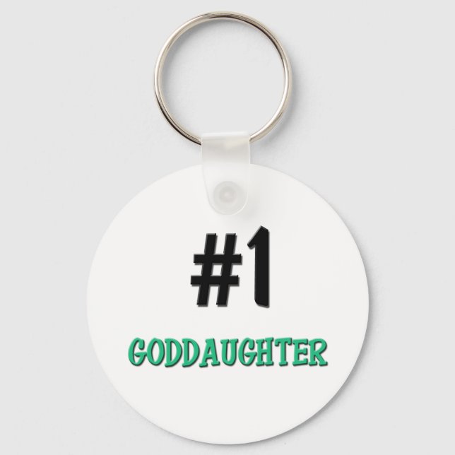 Llavero Number 1 Goddaughter (Anverso)