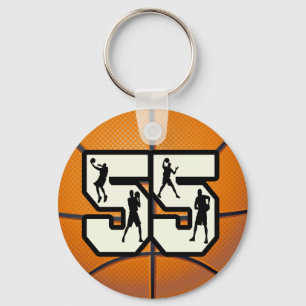 Llavero Number 55 Basketball
