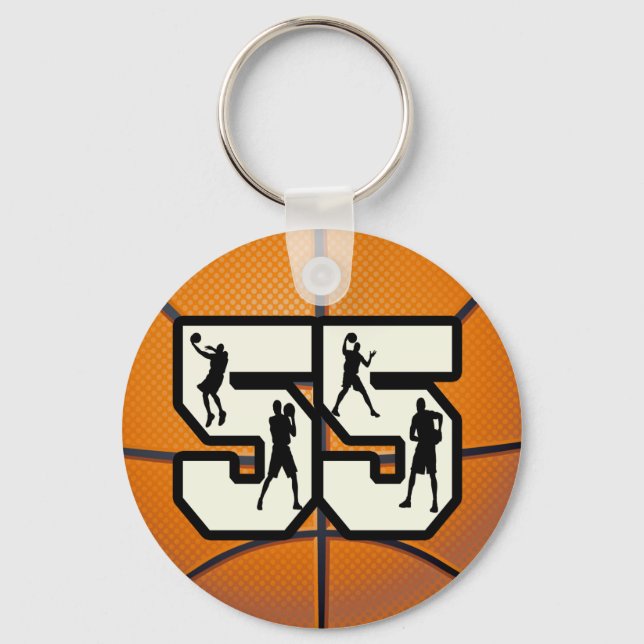 Llavero Number 55 Basketball (Anverso)