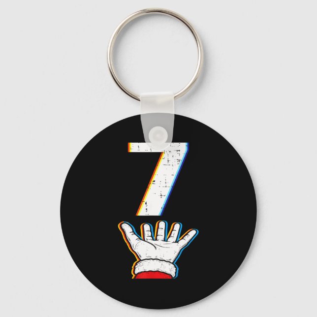 Llavero Number 7 Matching 67 Meme Christmas Pajamas Men Wo (Anverso)