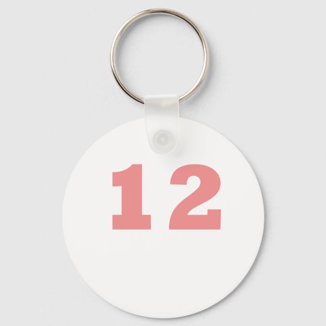 Llavero ¡Número 12! (Anverso)