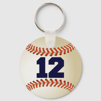 Llavero Número 12 de béisbol
