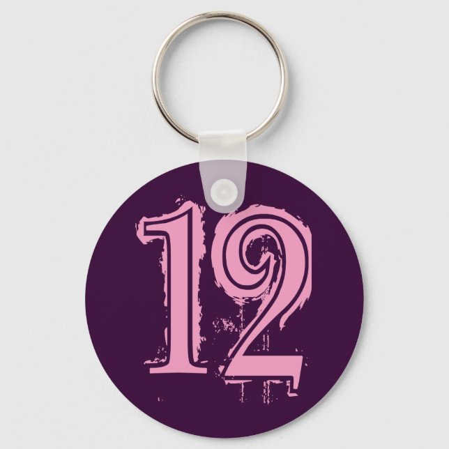 LLAVERO NÚMERO 12 DE LA GRÚA ROSA (Anverso)