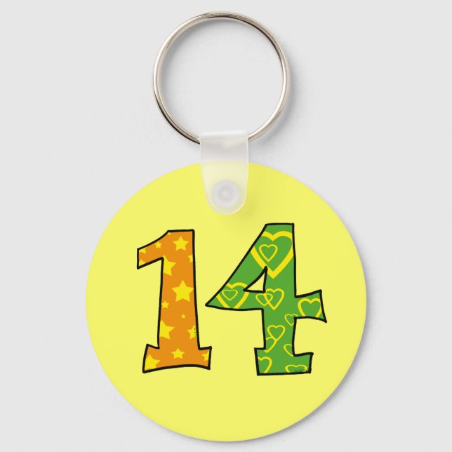 Llavero Número 14 (Anverso)
