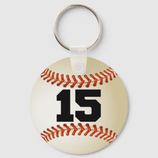 Llavero Número 15 de béisbol