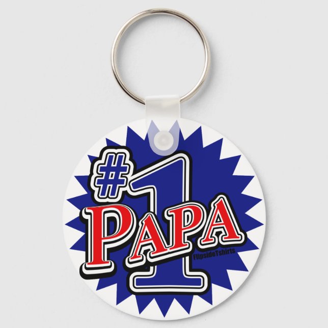 Llavero Número 1 Papa (Anverso)