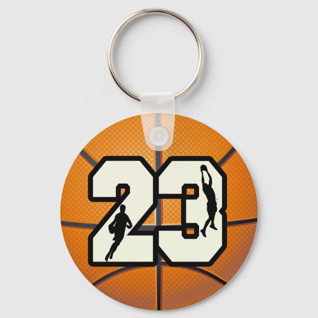 Llavero Número 23 de baloncesto (Anverso)