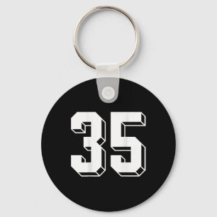 Llavero Número 35 Ckside - Jersey Retro de Equipo de los 8
