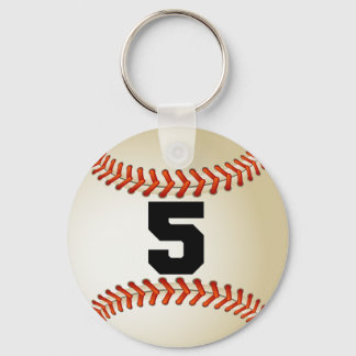 Llavero Número 5 de béisbol