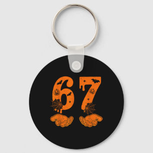 Llavero Número 67 coincidente Seis Siete 6 7 Meme 6 7 Hall