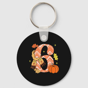 Llavero Número 6 67 Otoño Pumpkin Meme Divertido Seis Siet